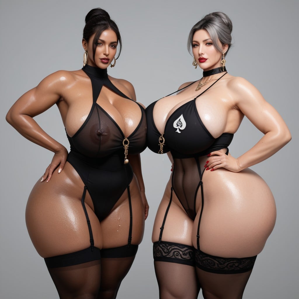 Elegance, Queen Of Spades Tattoos, Curvy Body Porno asiático IA
