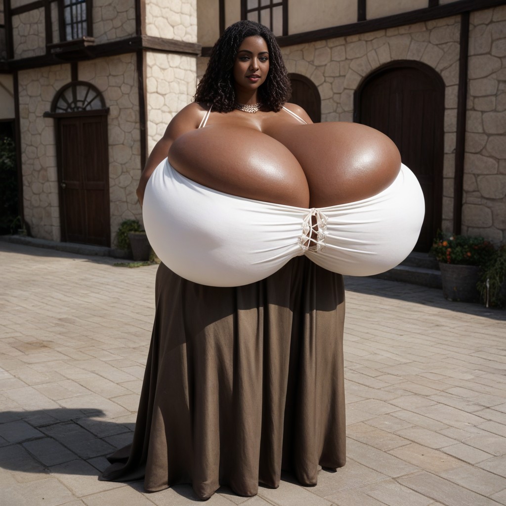 Large Ass, Colossal Breast, Model AI Porn