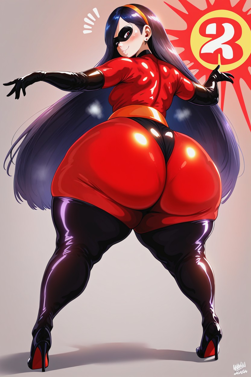 Black Stockings, Small Breasts, Null Art Stile AI Porn