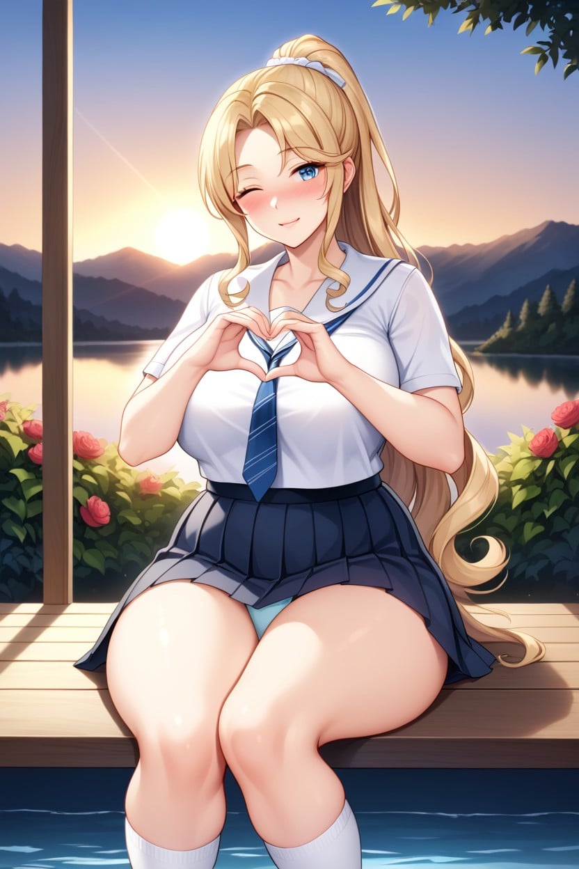 Lake, Dutch, Outdoors Hentai AI Porn