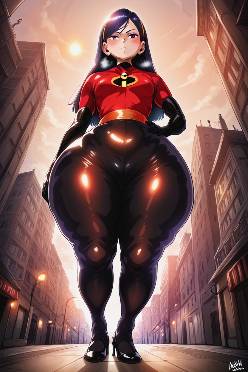 Biggest Ass Ever Seen, Bodysuit, Round Ass AI Porn