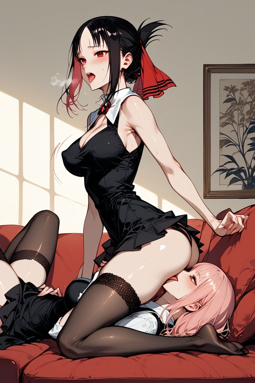 Squirting, Puffy Cheeks, Strap On Sex Hentai IA