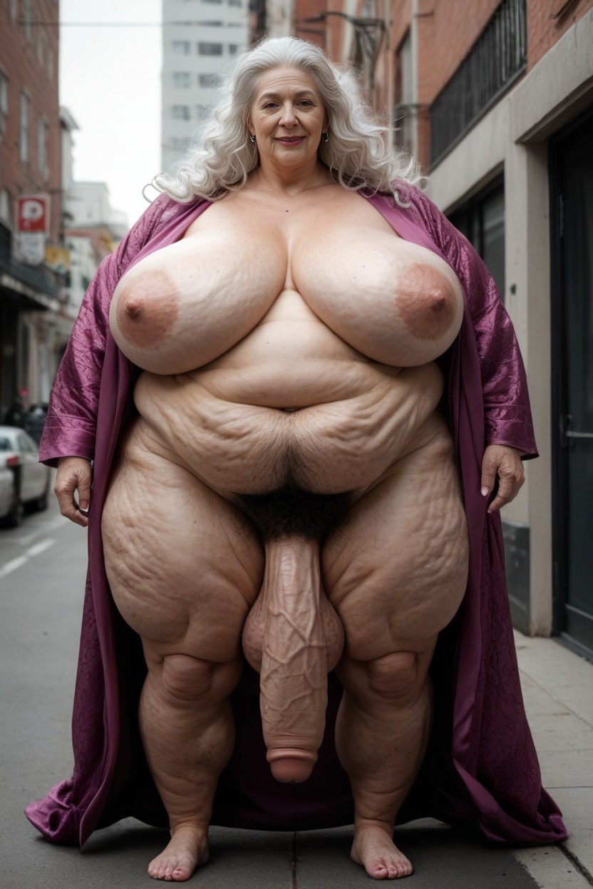 Gigantic Sized Body, Ssbbw, Cellulite Arms AI Porn