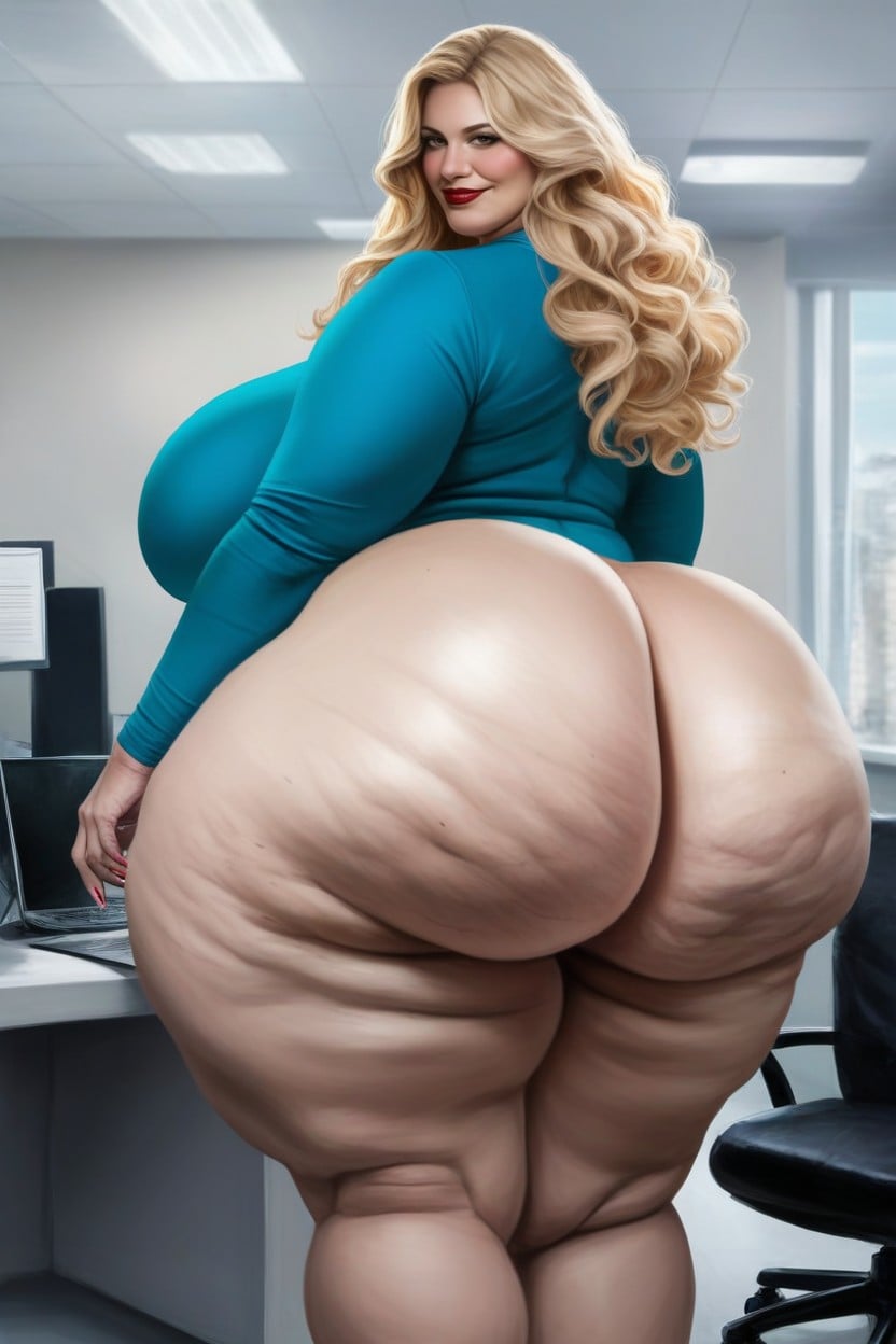 Standing, Hyper Wide Hips, Long Length AI Porn