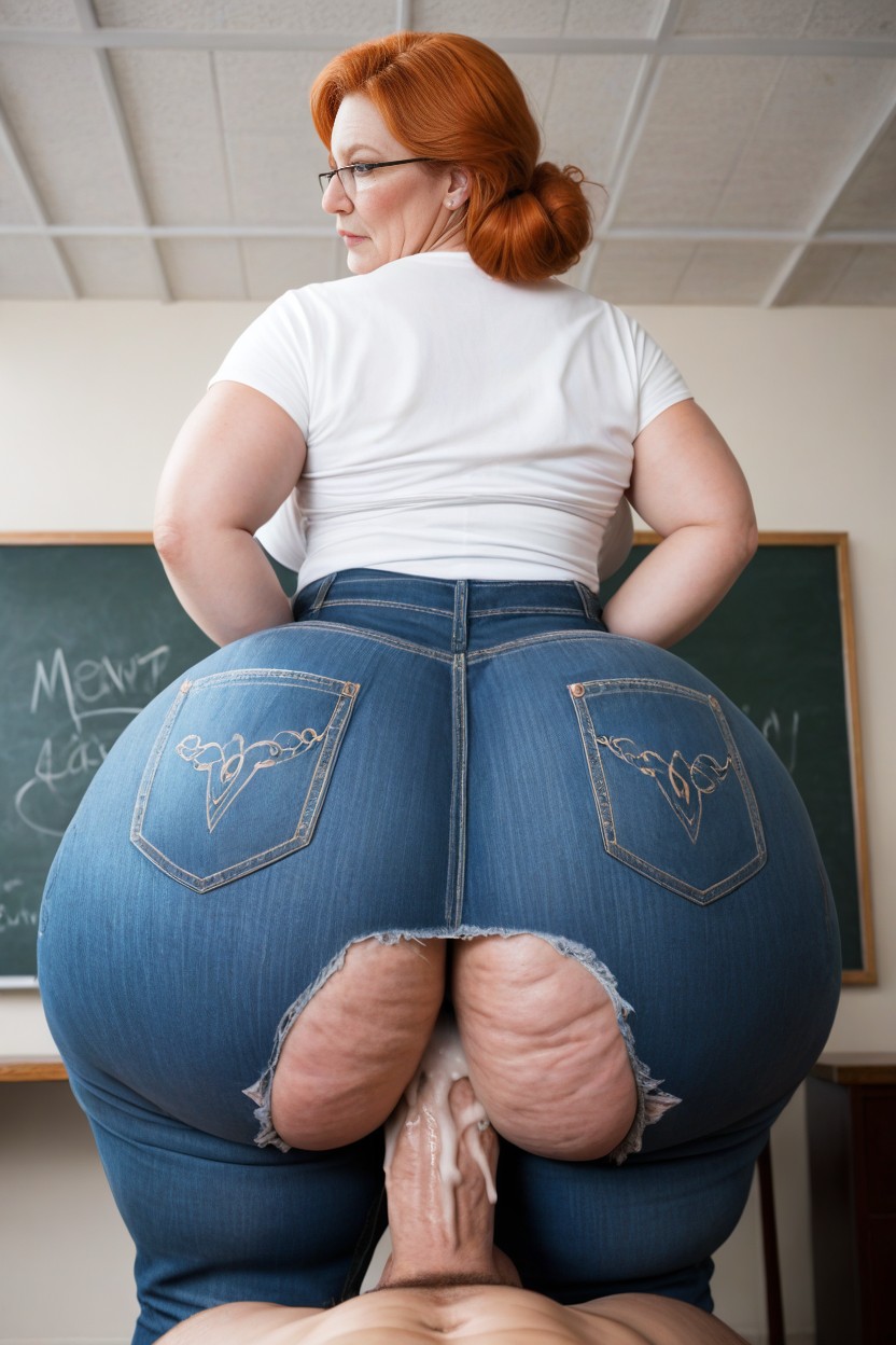 Gigantic Ass, Huge Ass, Standing AI Porn