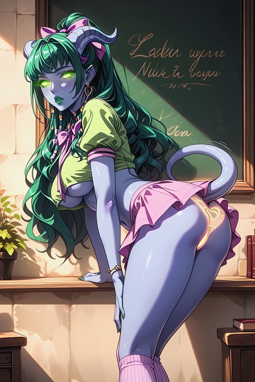 Rounded Breast, Motion Lines, View From Behind Hentai AI Porn