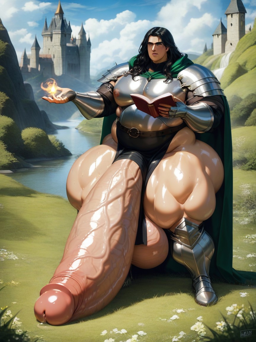 Sweaty, Thick, Thick Fat Body AI Gay Porn