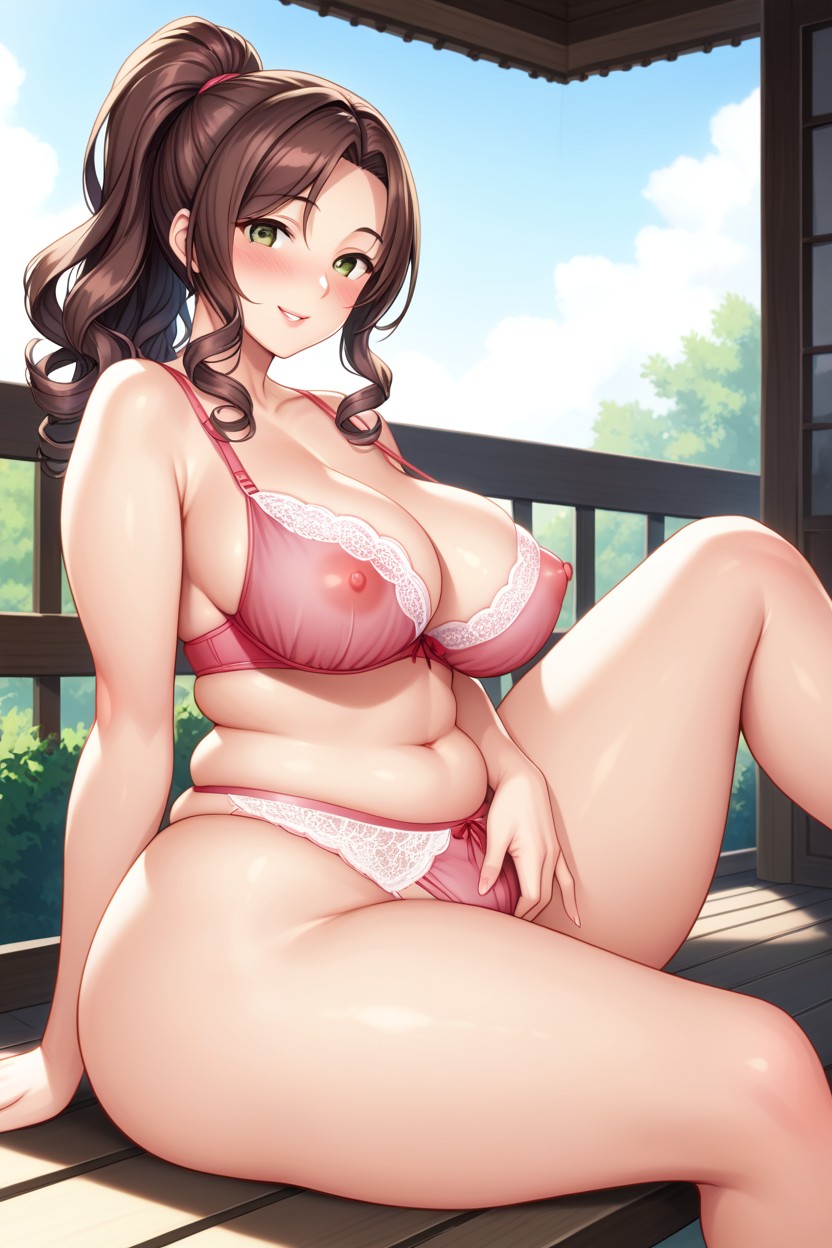 Wide Eyes, Bra, Face Detail Hentai AI Porn
