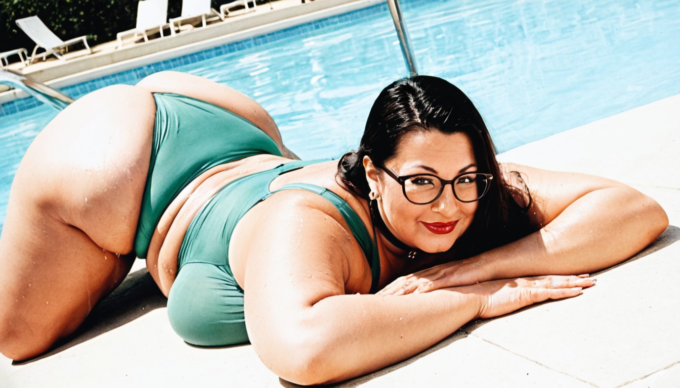Clothed Big Bubble Butt, Homely, Earring AI Porn