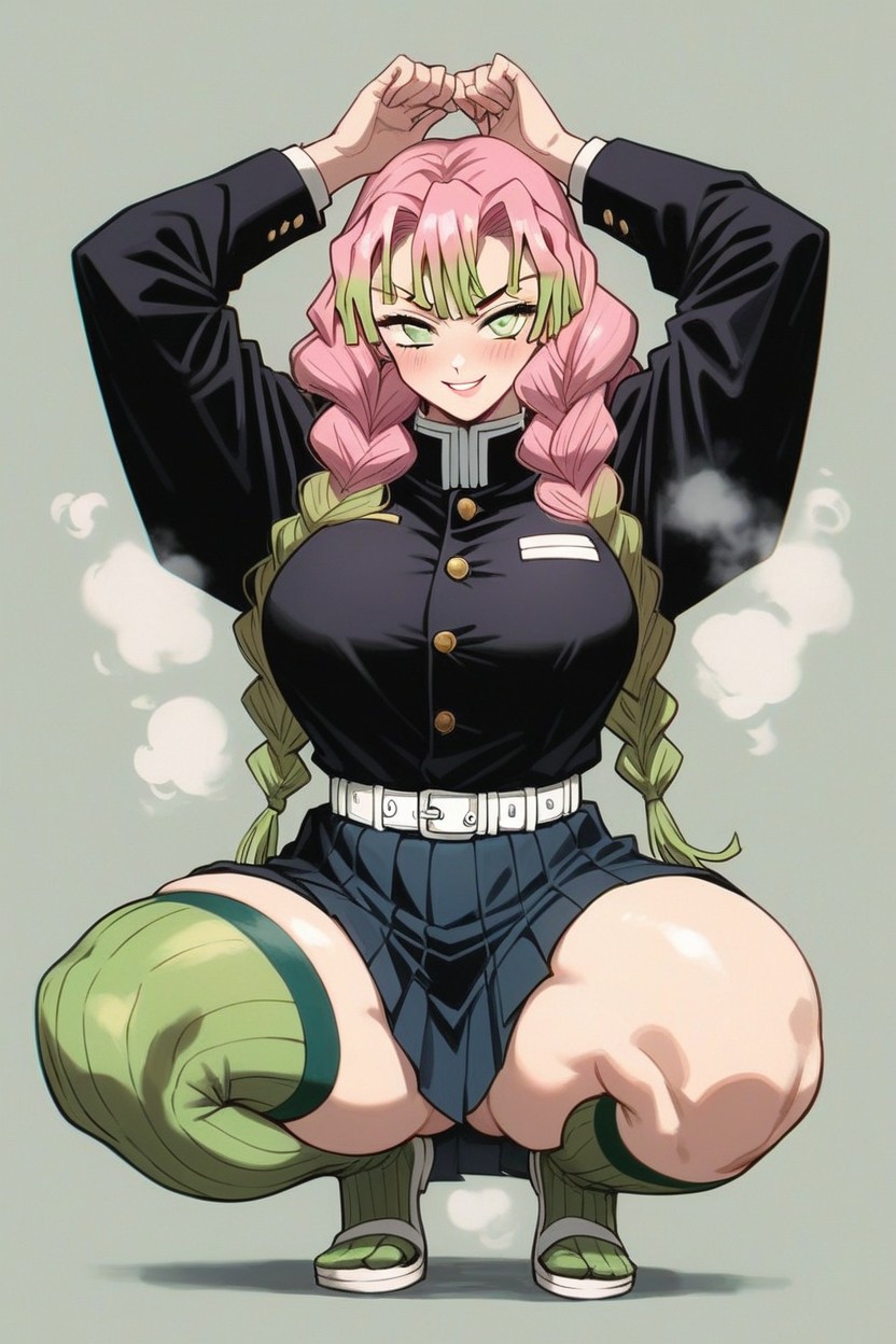 Full Body, Thick Thighs, Smirk Hentai AI Porn