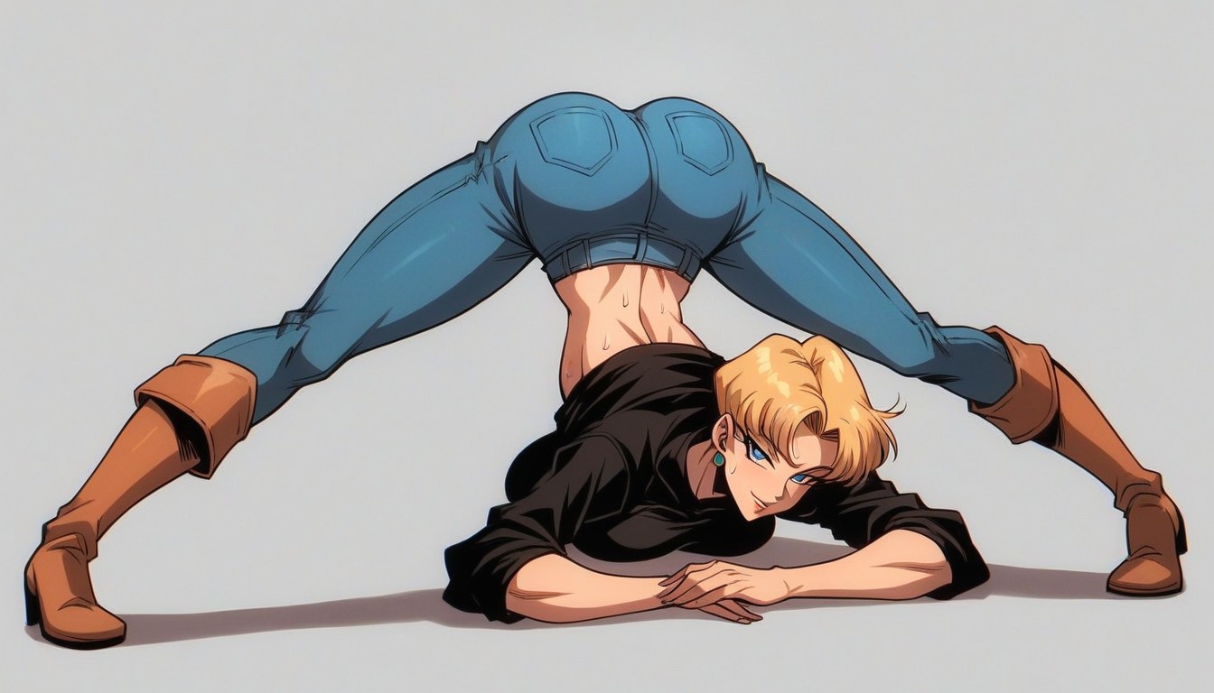 Female, Large Ass, Jack O Lantern Pose Hentai AI Porn