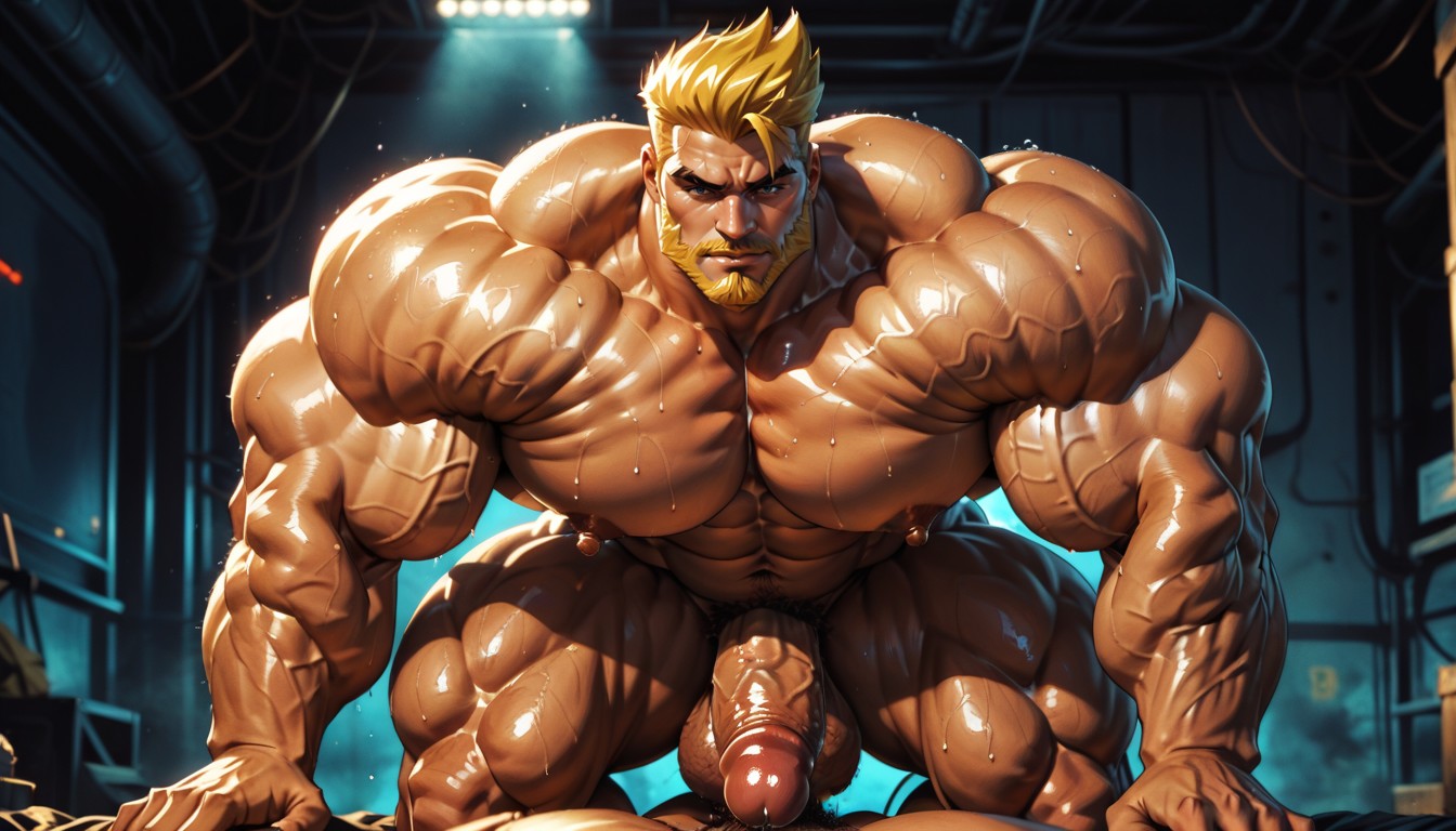 Dross, Squeezable, Thick Line Outline AI Gay Porn