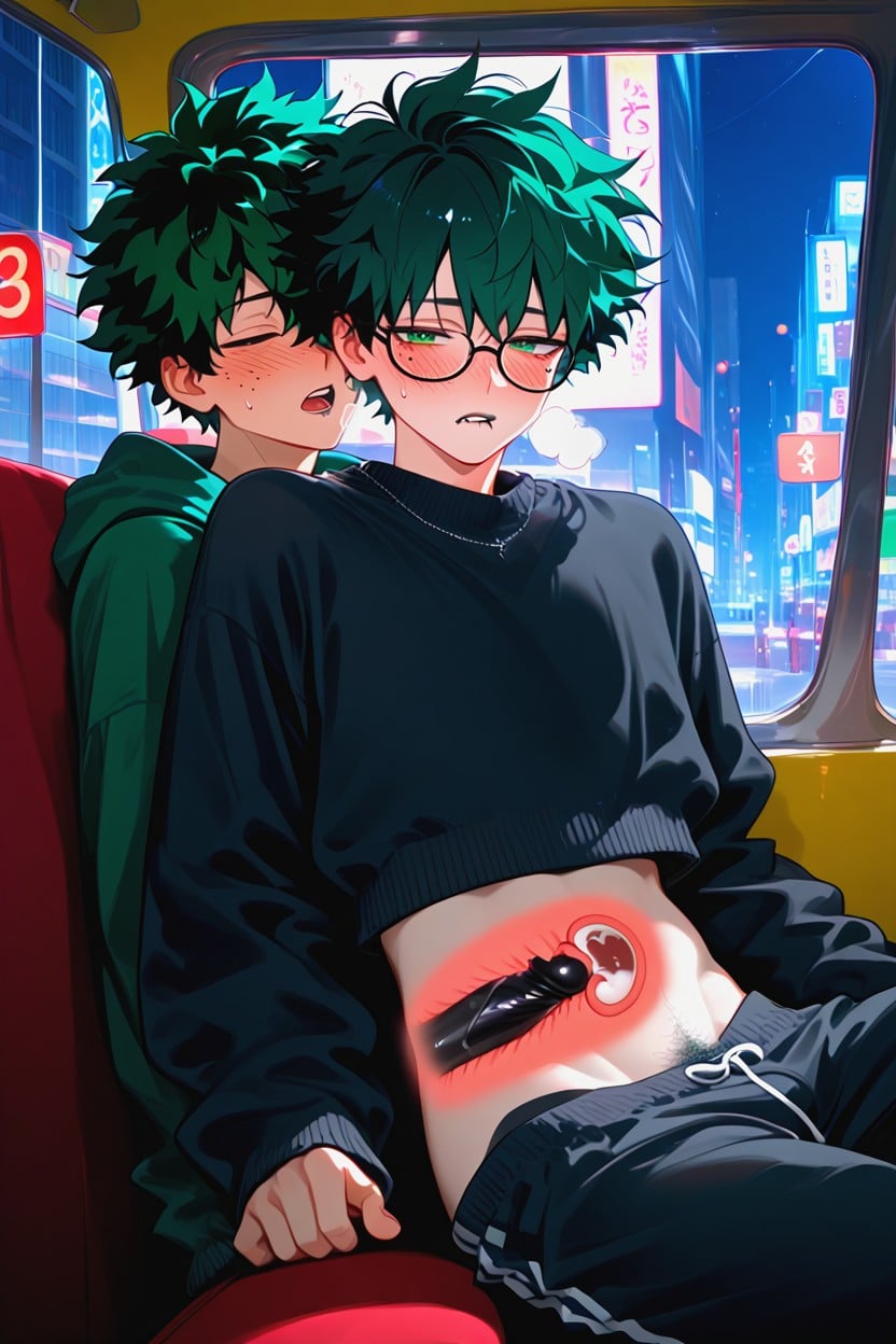 Thick Eyelashes, Bus, Makeup Hentai AI Porn