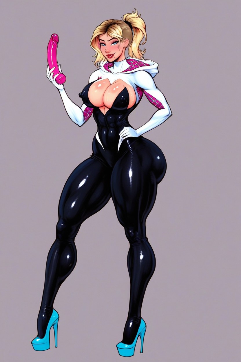 Dusk, Mature Gwen Stacy, Award Winning Photo AI Porn