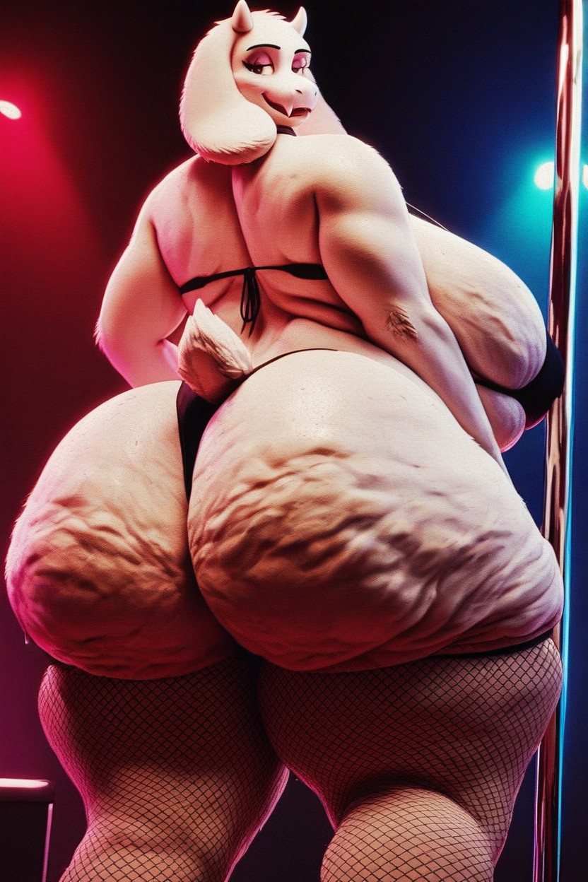 Massive Tits, Ssbbw, Detailed Ass Furry AI Porn