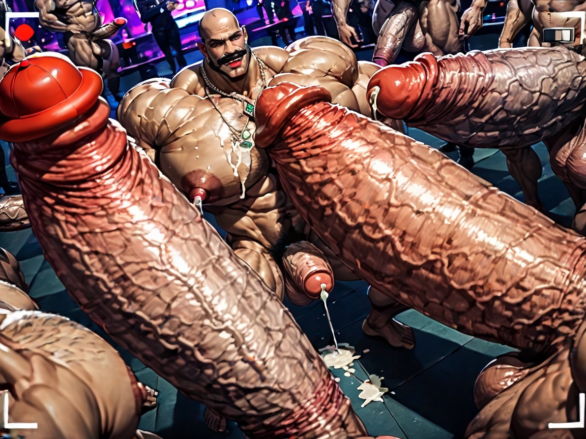 Blowjob (3rd Person), Squatting, Sweaty AI Gay Porn
