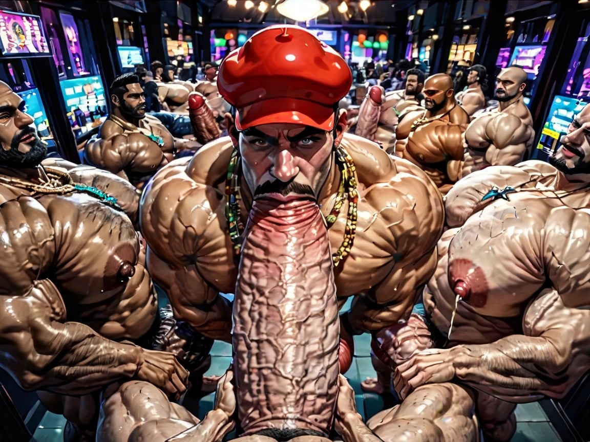 Big Extreme Hyper Nipples, Squat, Gay Gangbang Porno IA Gay