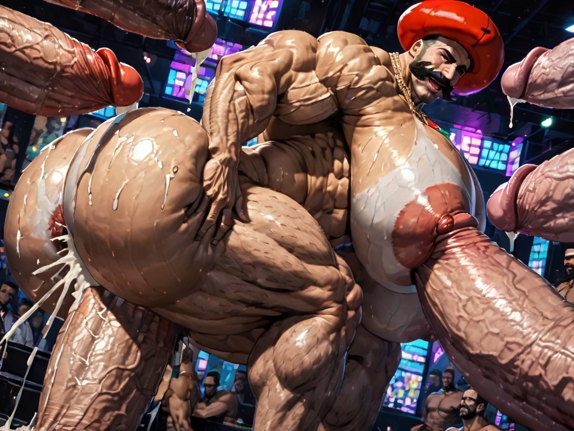 Big Pecs, Manbald, Erect Penis AI Gay Porn