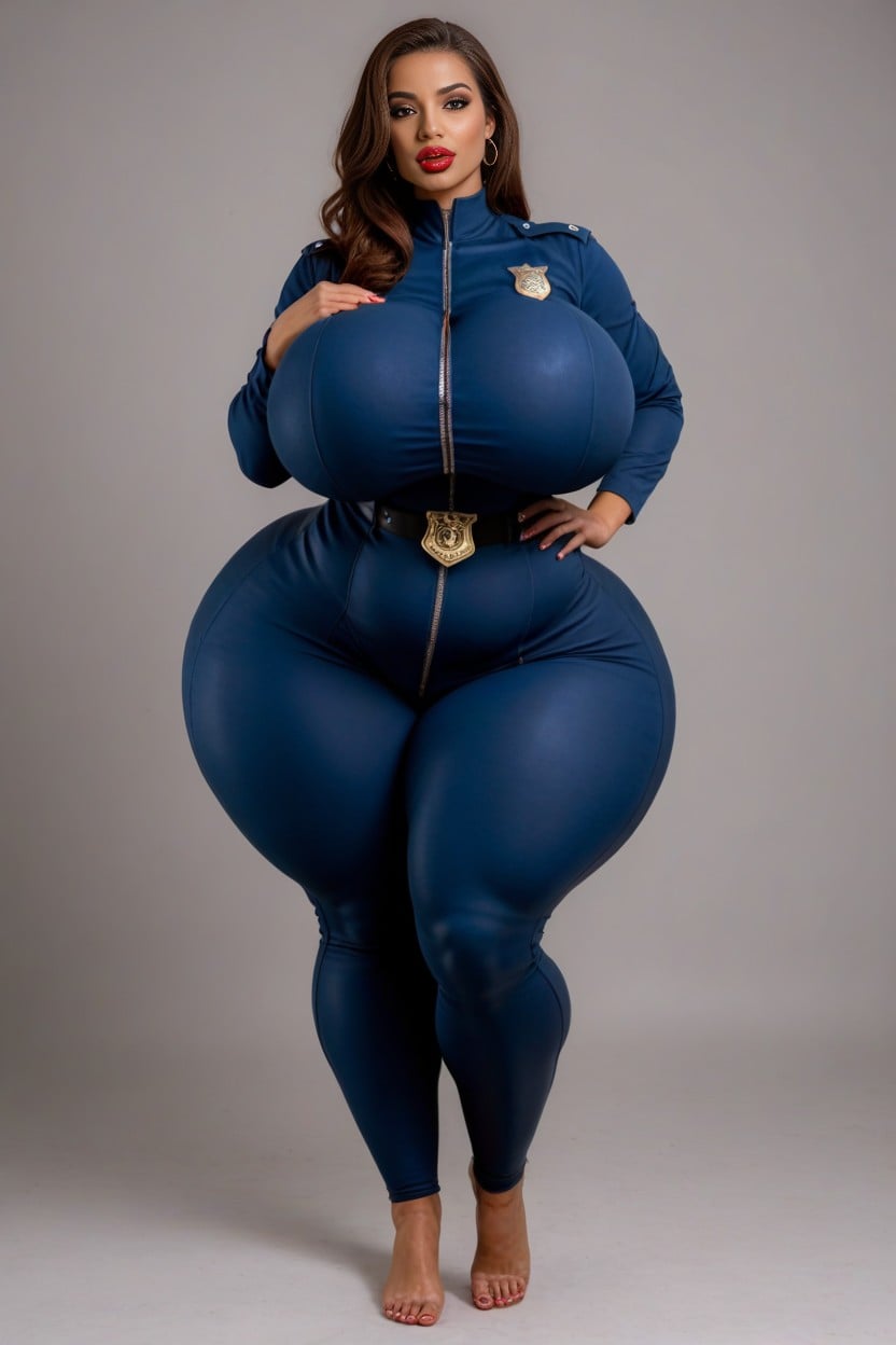 Flawless Face, Thick Thighs, Extremely Beautiful Face AI Porn