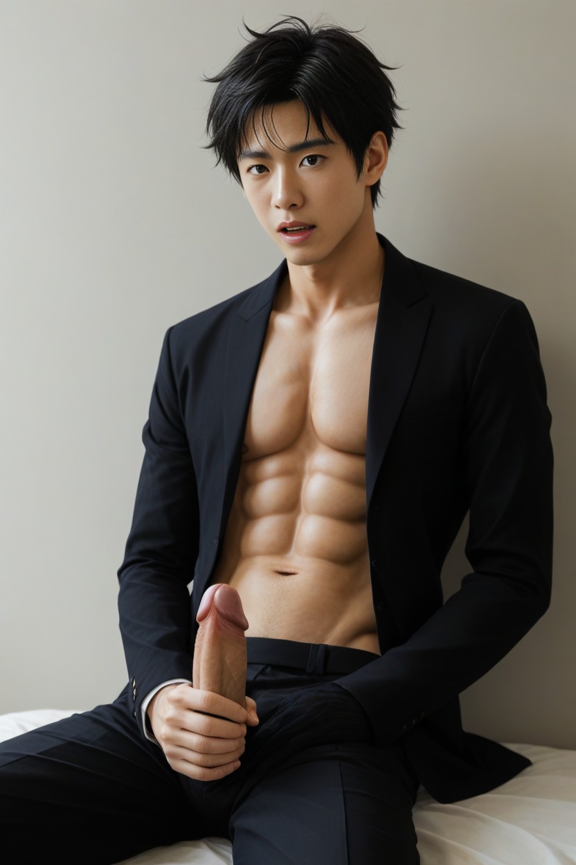 Short Length, 动漫男孩, 肌肉發達 AI Gay Porn