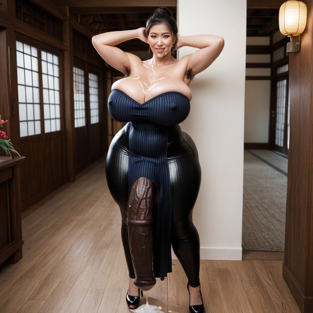 Gigantic Rounded Breast, Big Bulge, Maillot Du Corps AI Porn