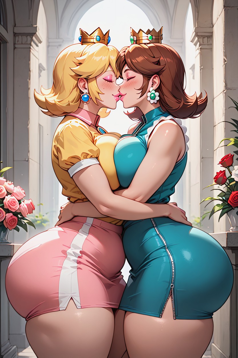 Close Up, Lesbian, Pink Nails Hentai AI Porn