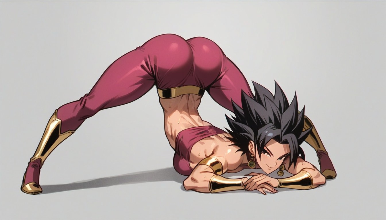 Navel Exposed, Hard Thighs, View From Behind Hentai AI Porn