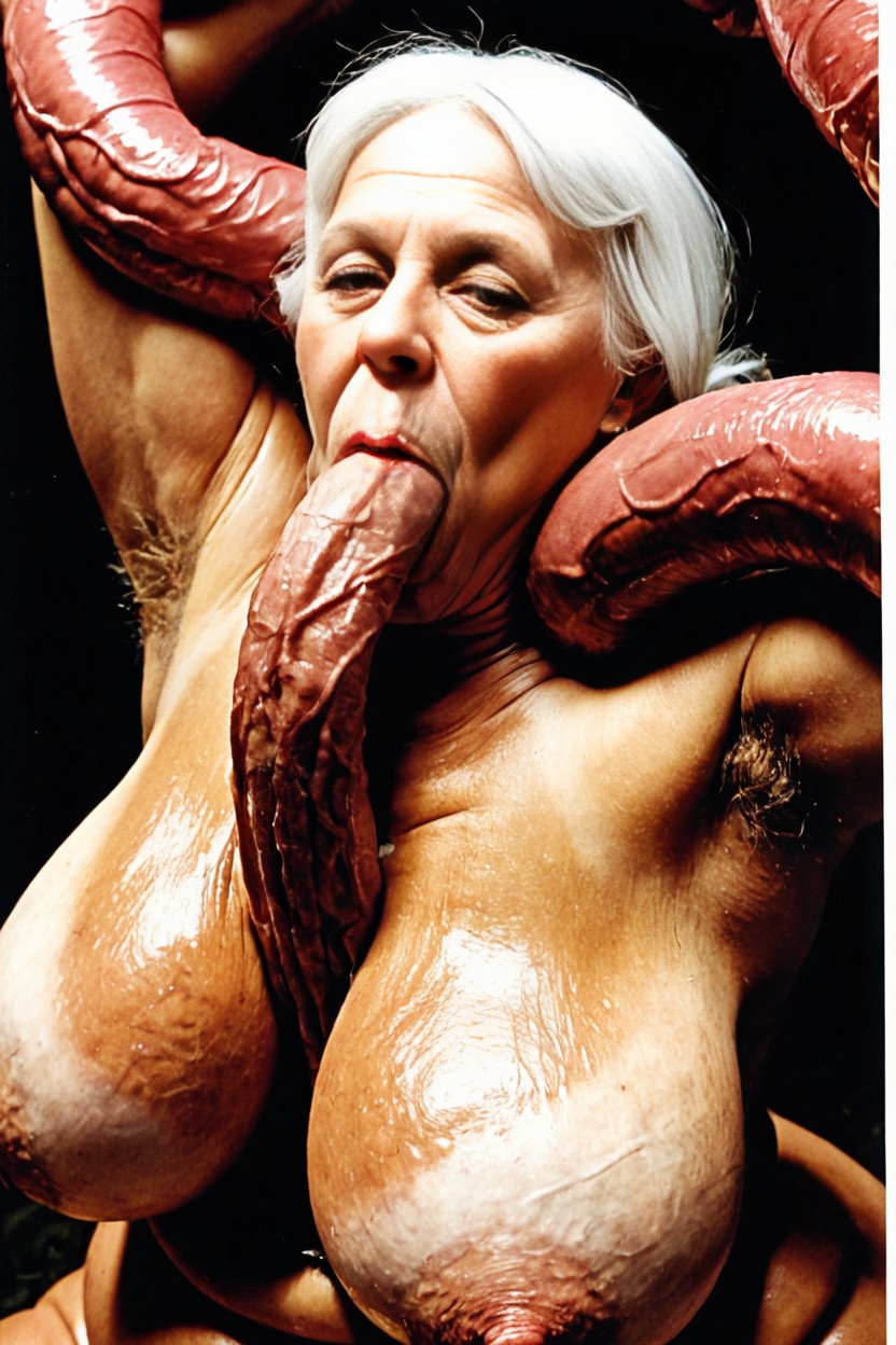 Face Fuck, Extreme Hyper Massive Tentacle Deepthroat, Big Tentacle AI Porn