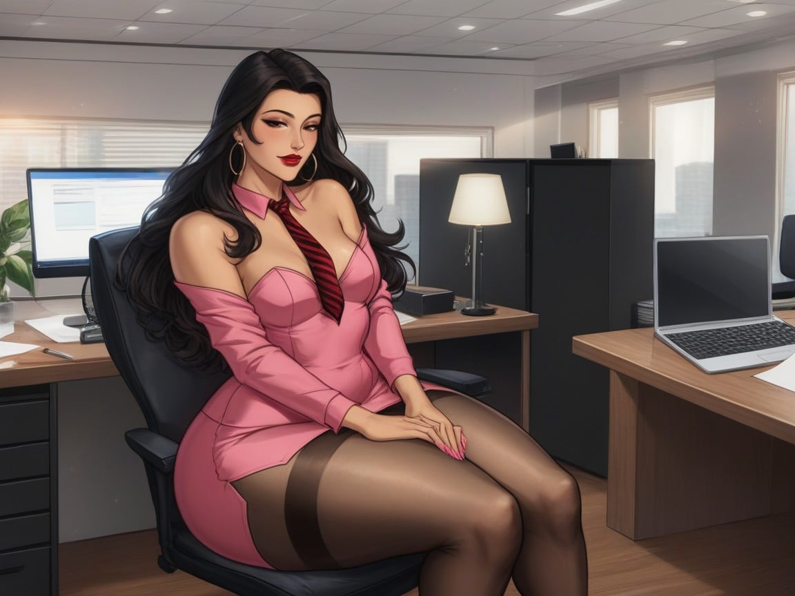 Low Breast Width, Extrêmement Lourd En Bas, Ceo Heiress Porno IA Latina