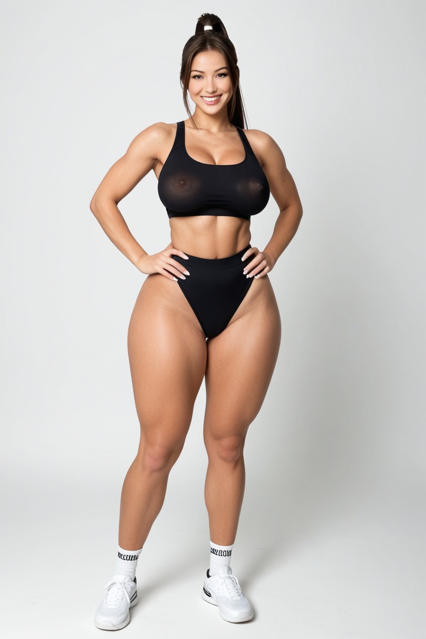Cosplay, Pear Shaped Body, Toned Thighs AI Porn