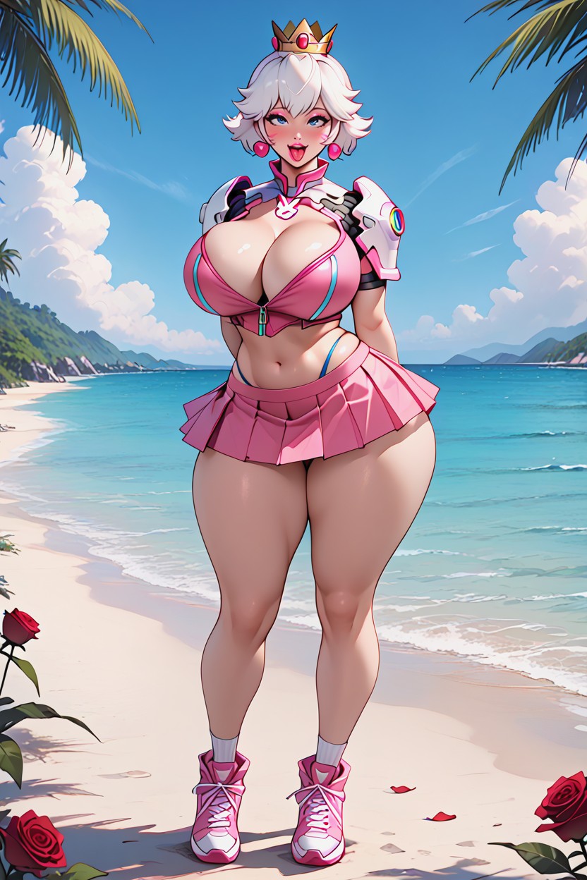 Front View, Open Mouth, Happines Hentai AI Porn