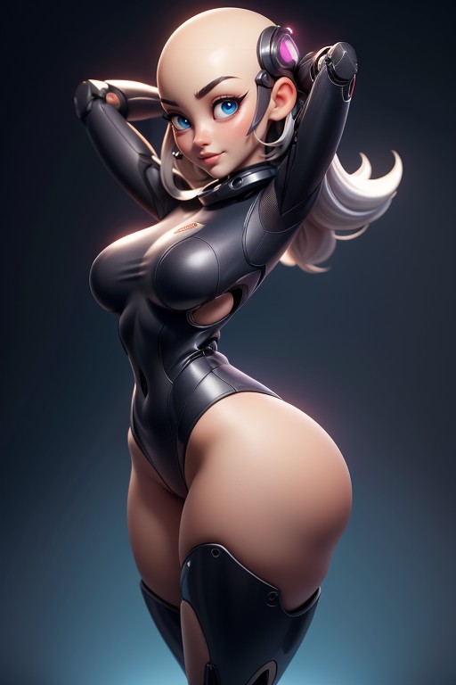 Thick And Powerful Body, No Hair, Perfect Body Hentai AI Porn