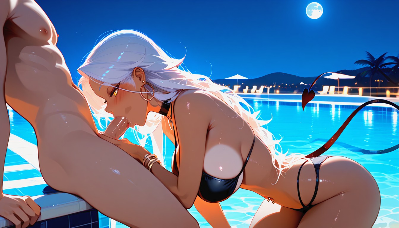 Saliva, Yellow Eyes, Asian Hentai IA