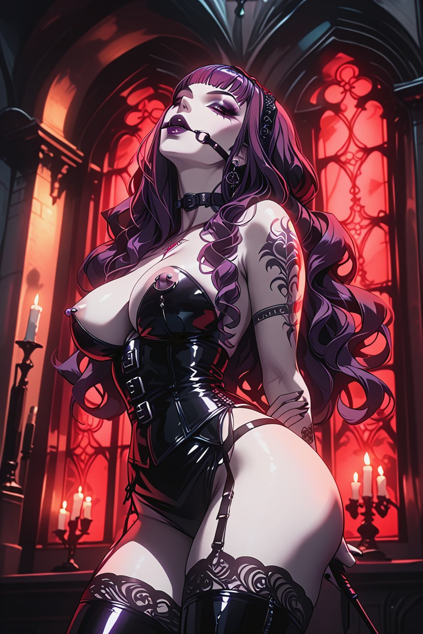 Large Breasts, Thigh High Stockings, 18+ Hentai IA