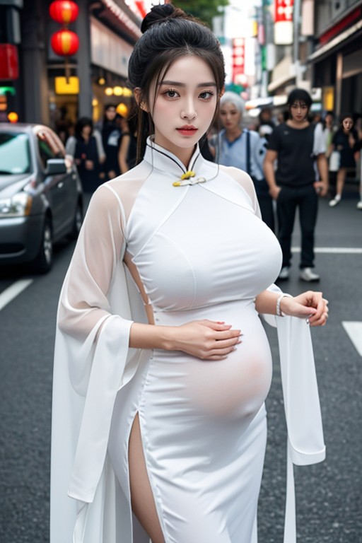 Grey Eyes, Getting Pregnant, Very Huge Gigantic Breasts アジアのAIポルノ