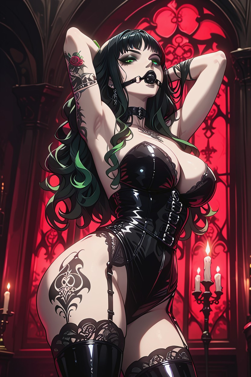 One Hand On Her Hip, 18+, Large Breasts Hentai IA
