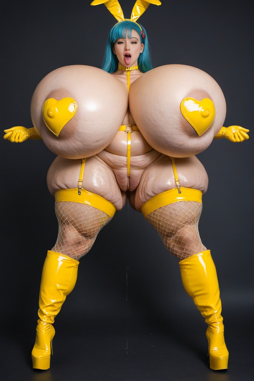 Full Body, Tongue Out, Front View AI Porn