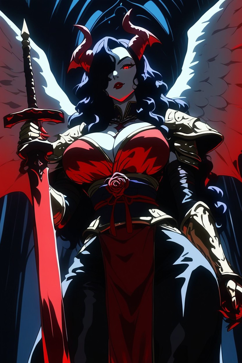Side View, Hourglass Figure, Form Fitting Clothes Hentai AI Porn