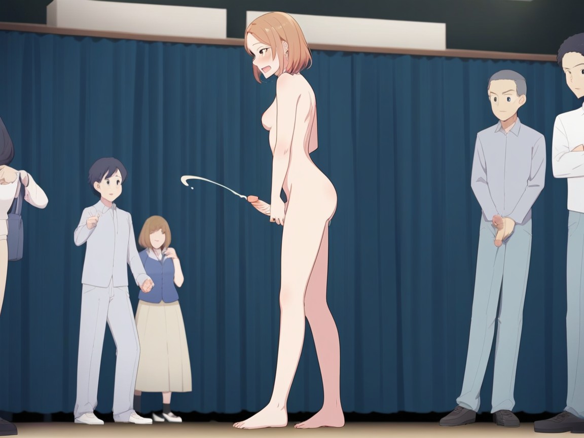 Small Ass, Classroom, Side View Shemale AI Porn