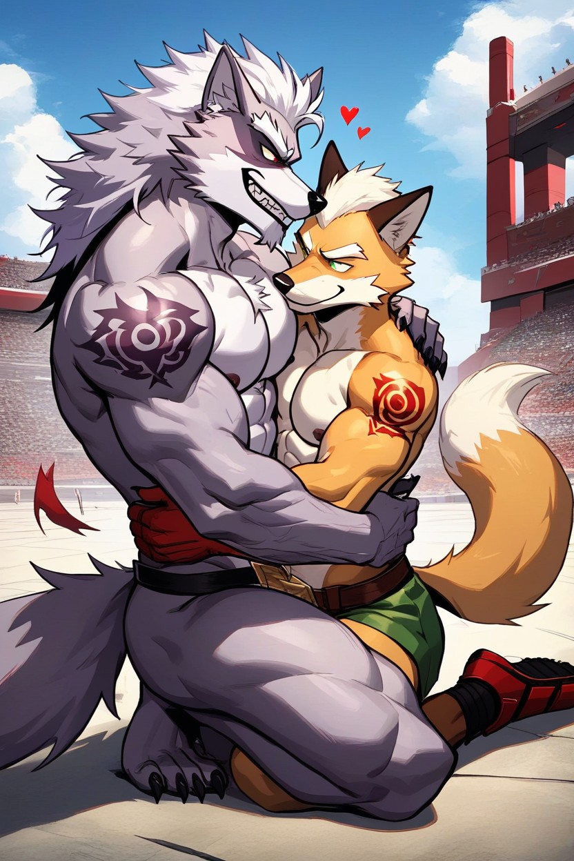 2人, 25+, Spartan ファーリーAIポルノ