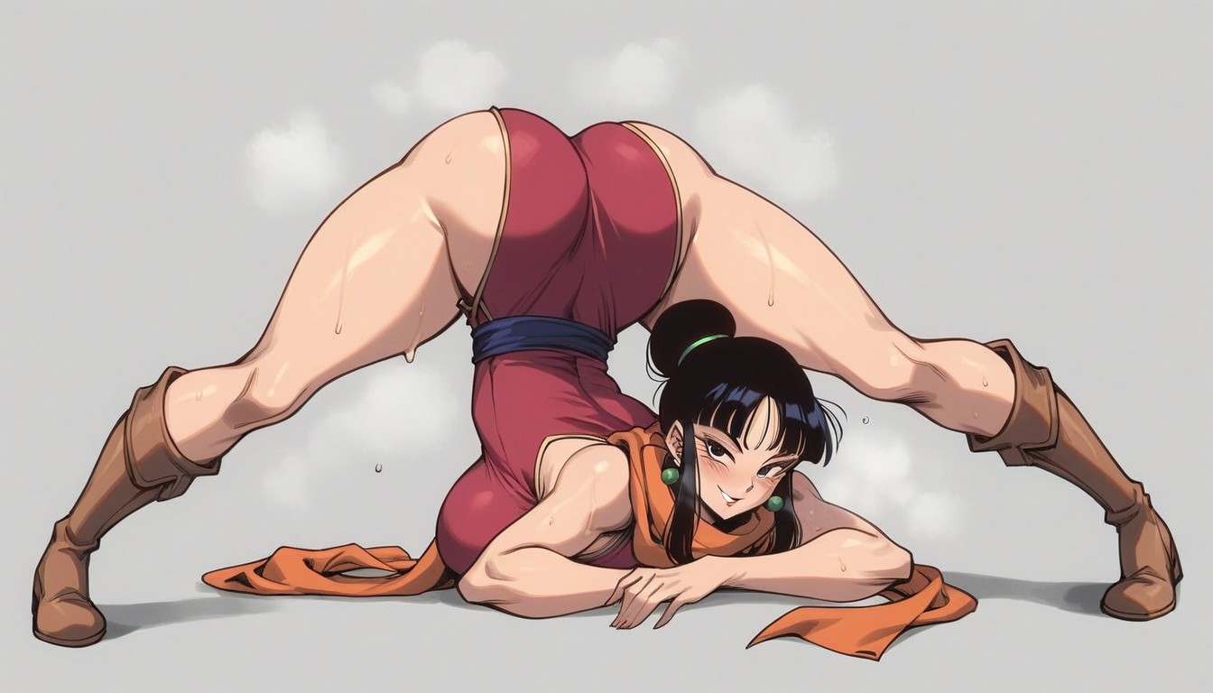 Seductive Eyes, Chichi From Dragon Ball Z, Orange Scarf Hentai AI Porn