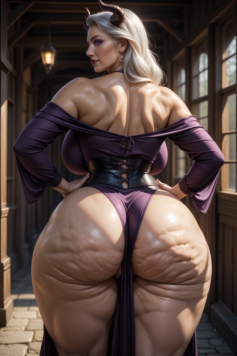 Insane Detail, Primer Plano, Giant Ass Hentai IA