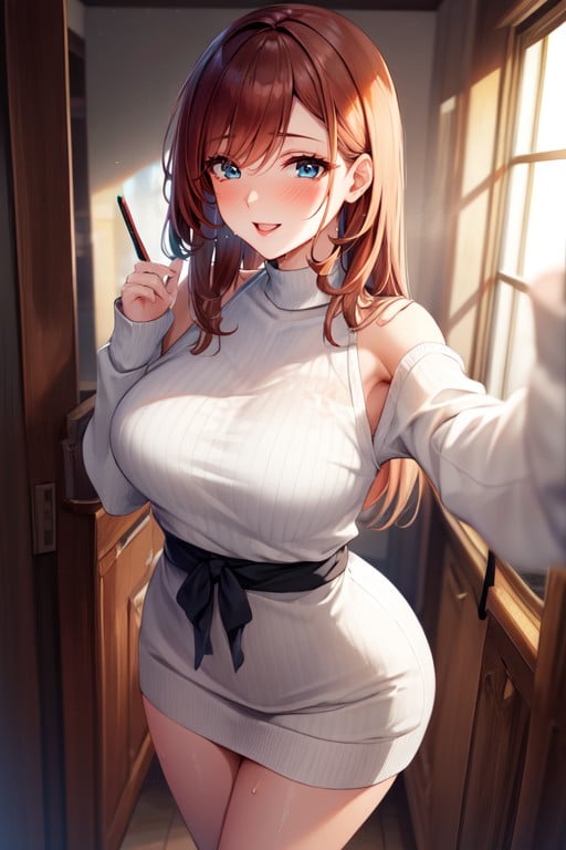 Null Art Style, Horny, Selfie Hentai AI Porn