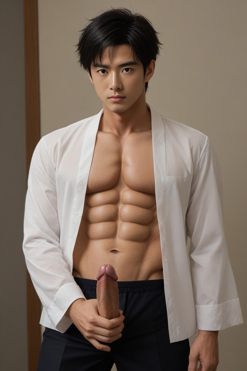 胸肌明顯, 胸肌明顯, 同性恋 AI Gay Porn