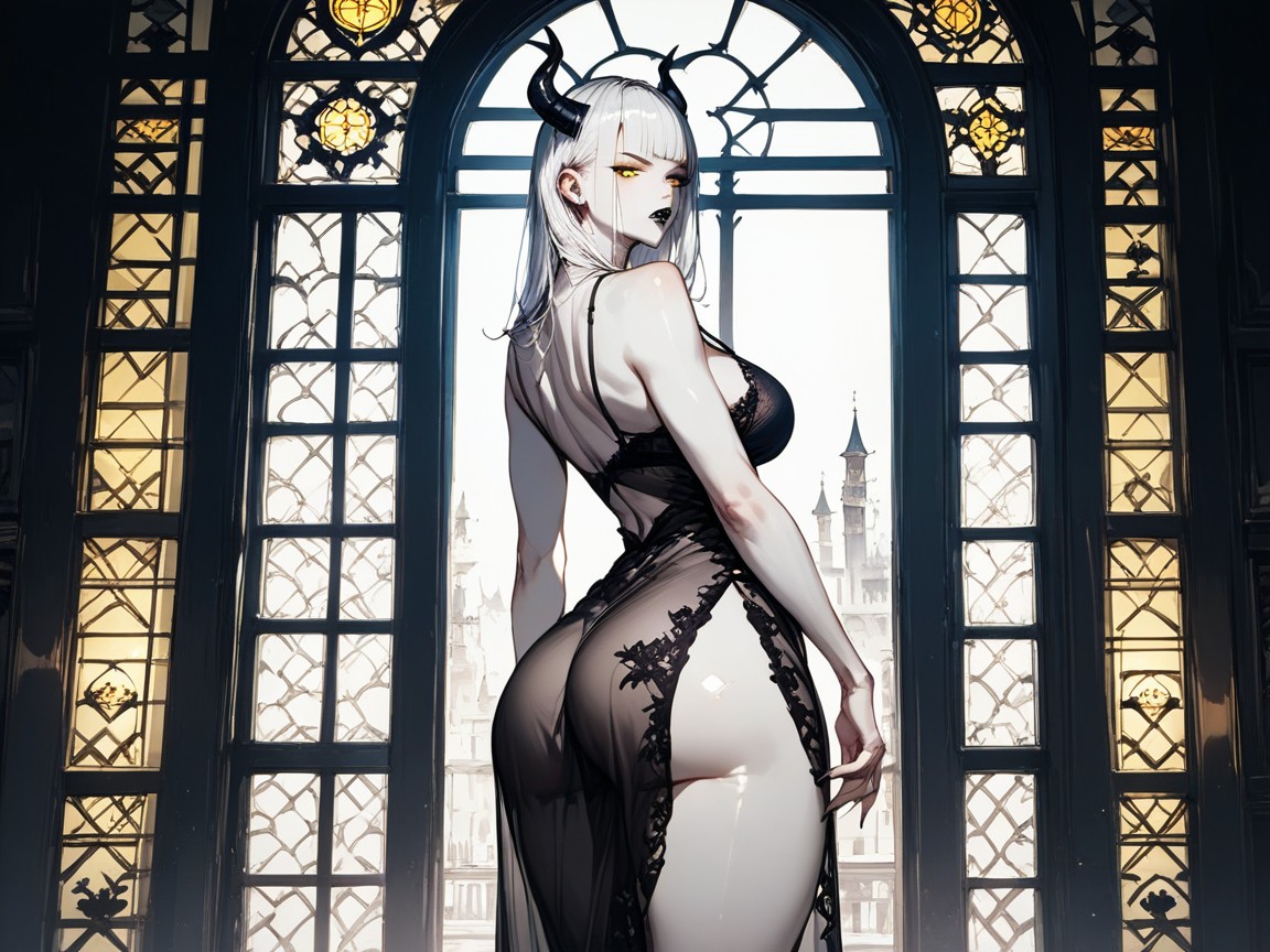 / Rear View, Thick Thighs, Hip Curve Porno IA Hentai