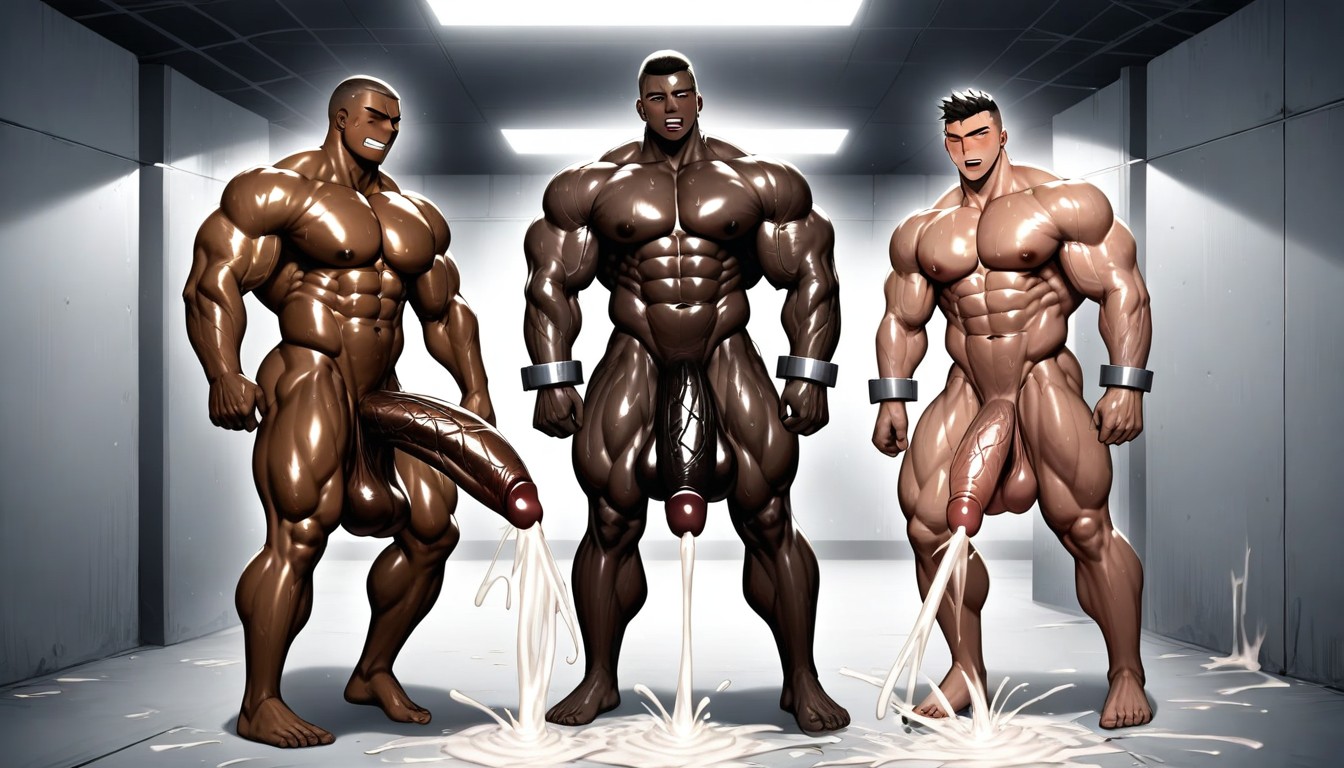 Naked, Gigantic, Highly Detailed Cock AI Gay Porn