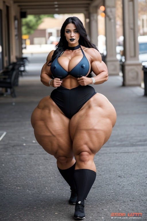 Ghetto Booty, Steroids Buff Goddess, Character Bianca AI Porn