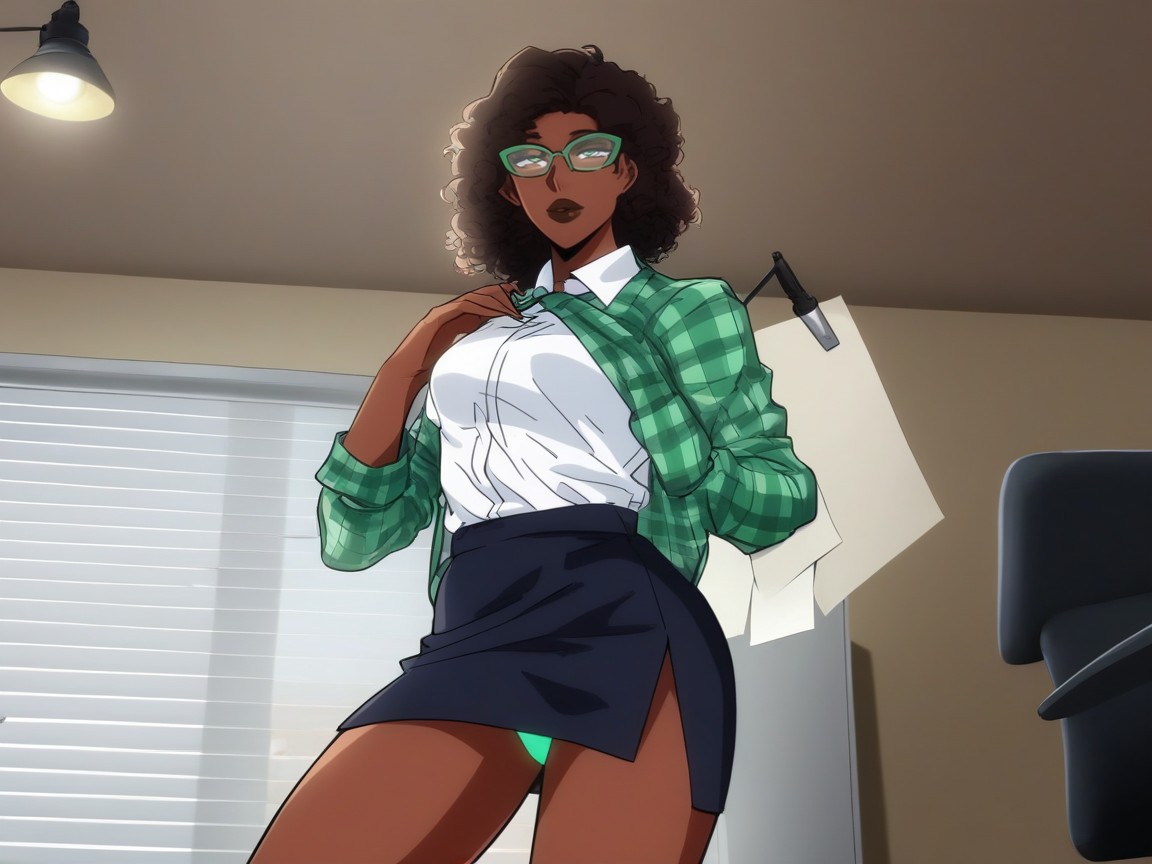 Squared Chest Width, Energetic Face, Low Torso Height Hentai AI Porn
