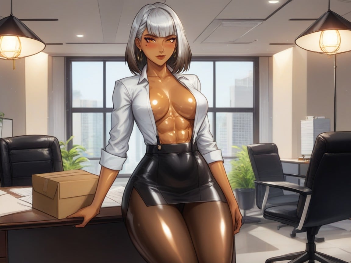 Office, 18+, Nsfw Latina AI Porn