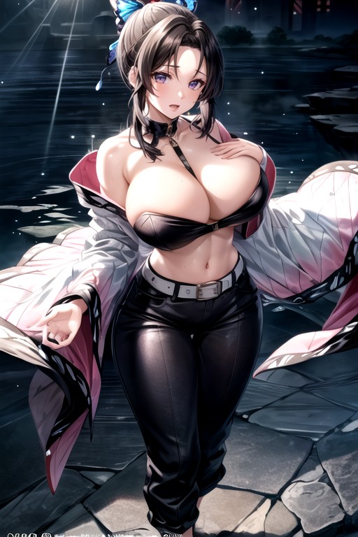 Muscular And Firm Thighsplump, Large Breast, Natural Lightbreast Focus Hentai AI Porn